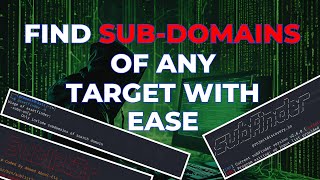 How to find sub domains of any target during bug bountySUBDOMAIN ENUMERATION [upl. by Skolnik98]