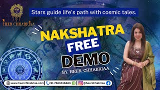 Nakshatra Demo Class  27th Nov 2023  Stars Guide Lifes Path  Astrology  Heer Chhabriaa [upl. by Minnnie721]