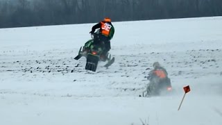 Team Arctics Zach Herfindahl amp Wes Selby Battle at the 2016 TRF 250 [upl. by Lavena710]