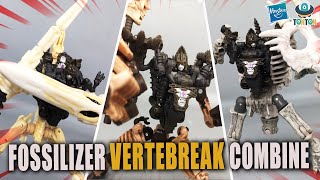 Transformer Kingdom Fossillizer VerteBreak All Combine [upl. by Ordnassela]