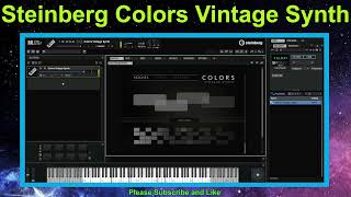 Steinberg  Colors Vintage Synth  Halion 7 Halion Sonic 7  Factory Sound [upl. by Richella827]