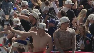 Dodgers parade Clayton Kershaw Kiké Hernández Anthony Banda celebrate [upl. by Elleiram514]