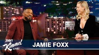 Guest Host Brie Larson Interviews Jamie Foxx [upl. by Fotzsyzrk]