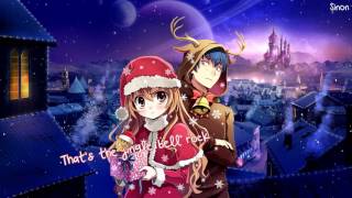 Nightcore  Jingle Bell Rock Switching Vocals  Lyrics [upl. by Thielen166]