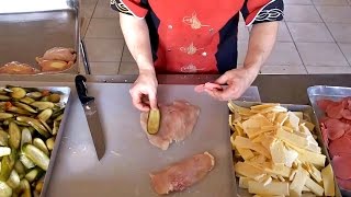 Chicken Cordon Bleu Cheddar Cheese Timelapse [upl. by Mayrim]