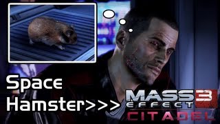 Mass Effect 3  Citadel DLC  Space Hamster Safety quotNow Its Personalquot Shepard [upl. by Norward]