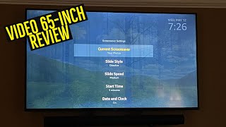 VIZIO 65Inch VSeries 4K UHD LED HDR Smart TV Review [upl. by Folger]