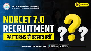 NORCET 70 Patterns में बदलाव क्यों norcetclasses norcet norcettestseries [upl. by Kohler]