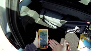 How to Test a Rear Window Defroster Grid With The Fluke 233 [upl. by Llenehs]