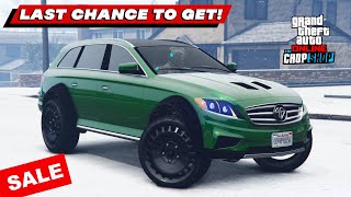 Streiter LAST CHANCE TO GET Special Customization amp Review  GTA 5 Online  SALE  Mercedes Benz [upl. by Zullo]