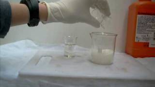 Schwefelsäure reagiert mit Zucker  Sulfuric acid reacts with sugars [upl. by Novanod]