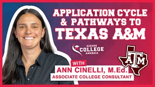 ACA VLOG Application Cycle and Pathways to Texas AampM [upl. by Vescuso]