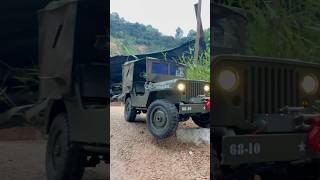 Army jeep willy going campside [upl. by Lesser374]