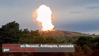 Explosión en Necoclí por volcán de lodo [upl. by Temhem472]