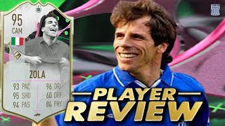 95 SHAPESHIFTERS ICON ZOLA SBC PLAYER REVIEW  FIFA 23 Ultimate Team [upl. by Naji]