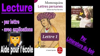 1à3  Lettres persanes de Montesquieu  lecture et explications des lettre 1à3 [upl. by Tnecnivleahcim]