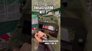 Dieses Einsatzschild wiegt einfach 17 Kilo 😳 airsoft airsoftshorts shield [upl. by Oirazan]