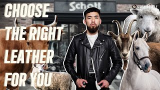 The Best Leather for a Jacket Cow vs Horse vs Heavy vs Light vs Goat vs Lamb vs Suede [upl. by Tiernan]