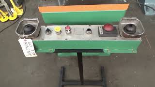 60 TON MINSTER GAP FRAME FLYWHEEL PRESS  ALMA 6633 [upl. by Haiasi]