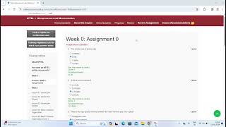 Microprocessors and Microcontrollers Week 0 Assignment 0 Answer NPTEL [upl. by Ateuqahs]