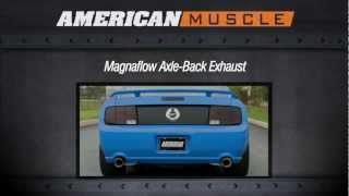 20052010 Mustang Magnaflow Exhaust Sound Clip Street AxleBack GT GT500 Review [upl. by Kronfeld]