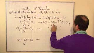 cours TS 2012  ch11 transformation en chimie organique macro II3 réaction délimination [upl. by Ennoryt234]