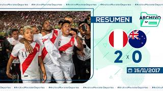 PERÚ 20 NUEVA ZELANDA Y CLASIFICACIÓN A RUSIA 2018  15112017  ArchivoMovistarDeportes 🇵🇪⚽🇳🇿 [upl. by Anirpas288]