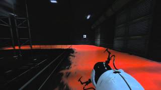 Portal 2  Gelocity Time Trial  Track 1  5568s Former World Record [upl. by Nileve]