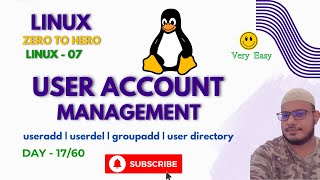 Day 1760 Master Linux User Management  USERADD USERMOD USERDEL  USERGROUP [upl. by Reginauld435]