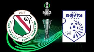 Legia Warszawa 20 Drita  CONFERENCE LEAGUE 202425 [upl. by Finkelstein544]