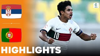 Portugal vs Serbia  What a Comeback  Highlights  U17 European Championship Semi Final 02062024 [upl. by Rhoads]