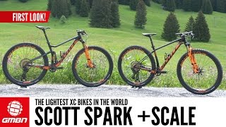 First Look New Scott Spark And Scale  The Lightest XC Bikes In The World [upl. by Grearson]