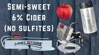 Crystal Clear Carbonated Hard Cider without added Chemicals [upl. by Sill]