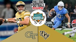 2022 Gasparilla Bowl Simulation  Georgia Tech vs UCF [upl. by Kamilah608]