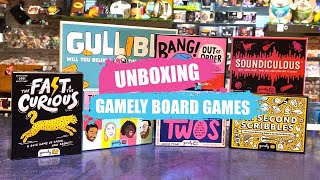 Board Game Unboxing  Gamely Haul [upl. by Jansson479]