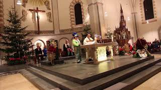 Pfarrer Fey und Judith Richter beim närrischen Gottesdienst [upl. by Clercq]