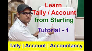 How to Learn Tally  Account  Accountancy for Beginner Part1 [upl. by Nellad]