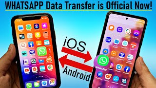 WhatsApp Data Transfer From Android To iPhone is Official Now🔥 HINDI [upl. by Giles162]