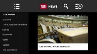 RSI News  La nuova App per linformazione [upl. by Ah983]