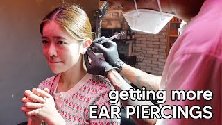 VLOGMAS GETTING MORE EAR PIERCING FROM A CELEBRITY PIERCER⎜TIN AGUILAR [upl. by Eiramadnil49]