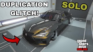 WORKING NEW SOLO CAR DUPLICATION MONEY GLITCH GTA ONLINE AFTER PATCH 169 EASY [upl. by Earla103]