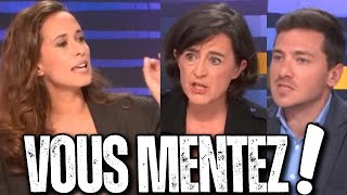 Clémence Guetté met en PLS ces 2 journalistes pro RN AGRESSIFS [upl. by Fiann878]