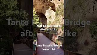 Close up look at Tonto Natural Bridge near Payson AZ [upl. by Maroney]