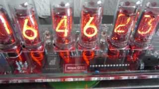 Nixie QTC Clock Kit with IN14 Tubes from pvelectronicscouk [upl. by Einnhoj943]