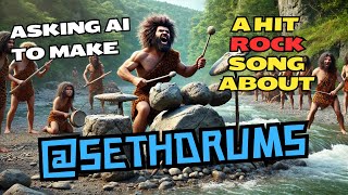 Asking Ai To Make A Hit Caveman Rock Song About SethDrums   Full Song [upl. by Eltsirk190]