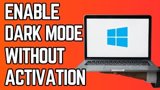 How to Enable Dark Mode Without Activating Windows Windows 10 amp Windows 11 [upl. by Haceber]