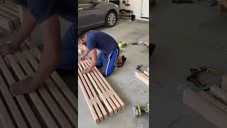 DIY Modern Slat Bench Using All 2x4 [upl. by Myna75]