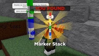 How to get MARKER STACK in FIND THE MARKERS Roblox  UPDATED 2024 [upl. by Deys858]