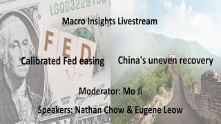 Macro Insights Livestream Calibrated Fed easing Chinas uneven recovery [upl. by Notlil]