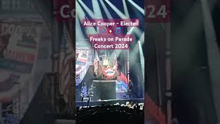 Alice Cooper  Elected🎤🎸🎵FreaksonParade concert2024 cool concert ruoffmusiccenter indy [upl. by Tolland92]